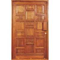 Wooden inlay doors