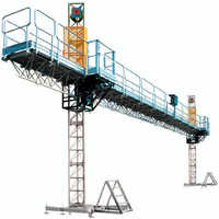 Mast climbing platform