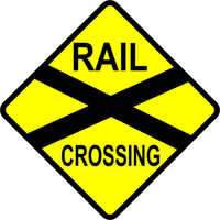 Railway sign board