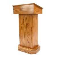 Wooden podium