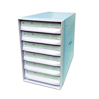 Wax block storage cabinets