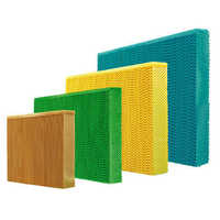 Evaporative cellulose cooling pads