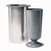 Aluminium flower vase