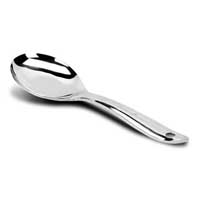 Stainless steel serving spoon