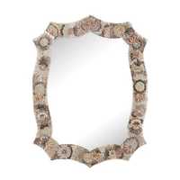 Shell mirror frame