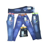 Ladies blue denim jeans