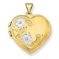 Gold polished locket