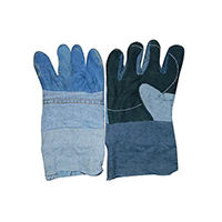 Jeans fabric gloves