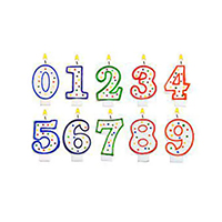 Number candle