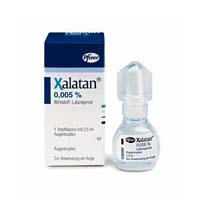 Xalatan eye drops