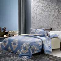 Silk bed cover