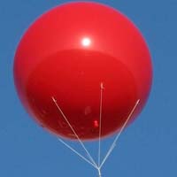 Sky advertising balloon