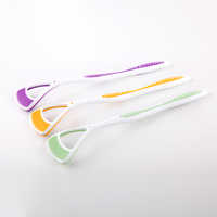 Plastic tongue cleaner