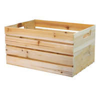 Wooden storage crate