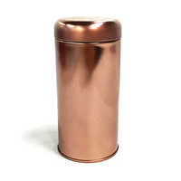 Printed round tin container