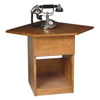 Wooden telephone stand