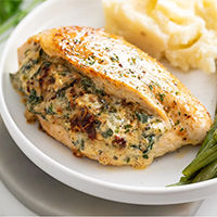 Stuffed chicken breast