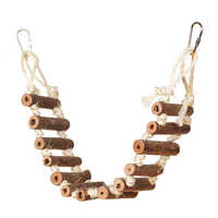 Wooden rope ladder