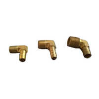 Brass hose elbow
