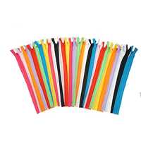 Colored zippers
