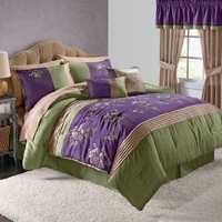 Embroidered bedding set