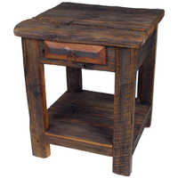 Wooden end table