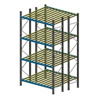 Pallet live storage system