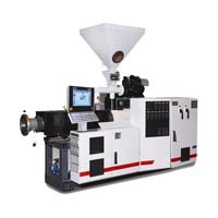 Conical twin screw extruder