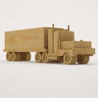 Wooden truck