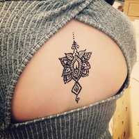 Henna body tattoos