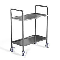 Stainless steel shelves