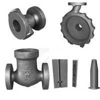 Cast steel components