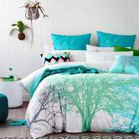 Hand painted bed sheet