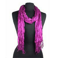 Crinkled scarves