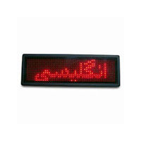 Led name badge