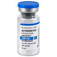 Azithromycin injection