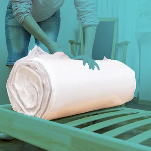 Rolled mattress