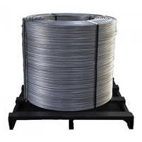 Calcium silicide cored wire