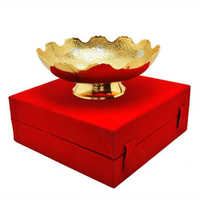 Gold plated bowl