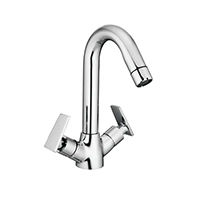 Brass basin mixer tap