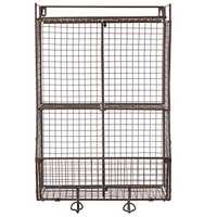 Wire mesh rack