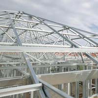 Steel roof truss