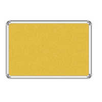 Fabric pin up notice board