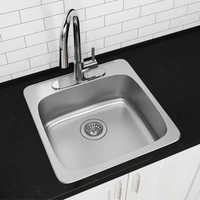 Single bowl sink