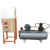 Single stage air compressor test rig