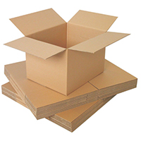 Duplex corrugated box