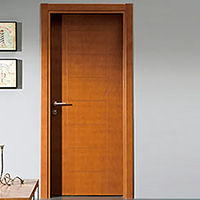 Teak veneers door