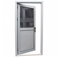 Aluminum hinged door