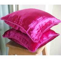 Velvet pillow covers