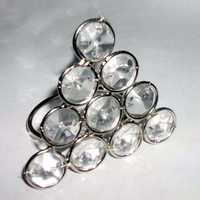 Glass napkin rings